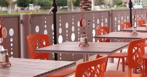 Custom metal wall panels.