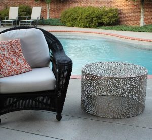 Laser Cut Metal Outdoor Tables